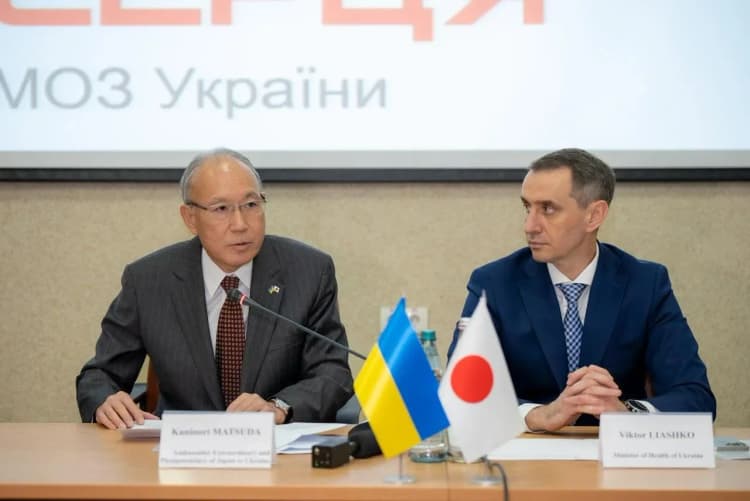 Сучасне медичне обладнання передано 36 лікарням у 10 регіонах України за підтримки Японії