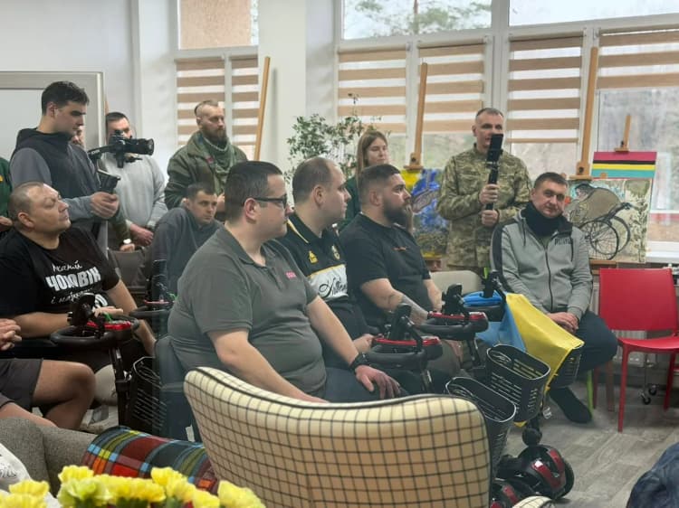 У Моршині відкрили арттерапевтичний простір для реабілітації військових